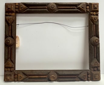 19th Century Tramp Art Frame