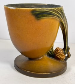 c1940 Roseville Pottery Pinecone Vase 124
