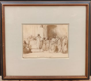 Gerbrand Eeckhout Christ & the Woman Taken in Adultery