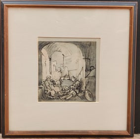 Carel Fabritius Engraving St. Peter Being Freed From Prison