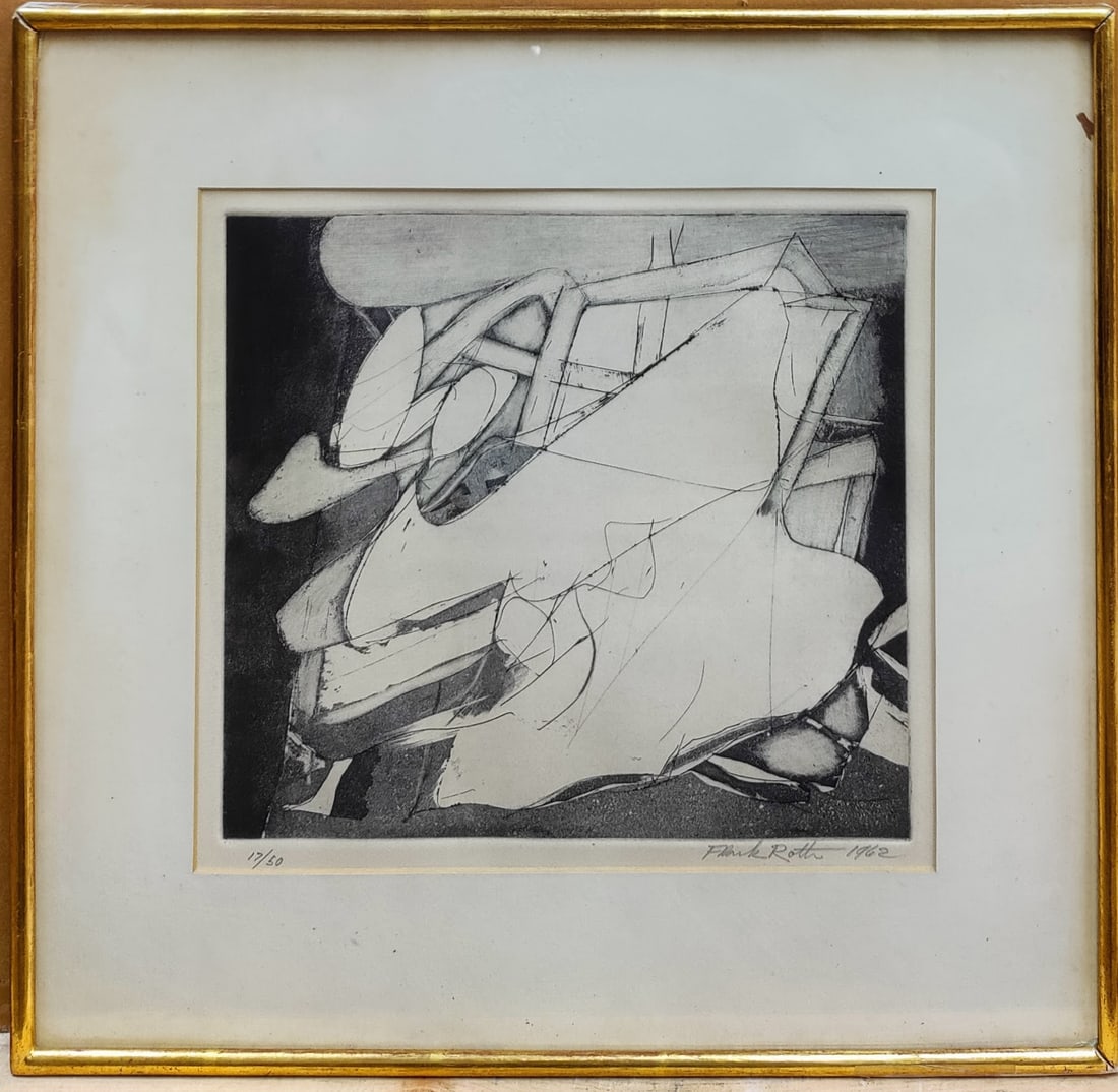 Rare Eugene Andreyev Framed Le Marble Etching X9