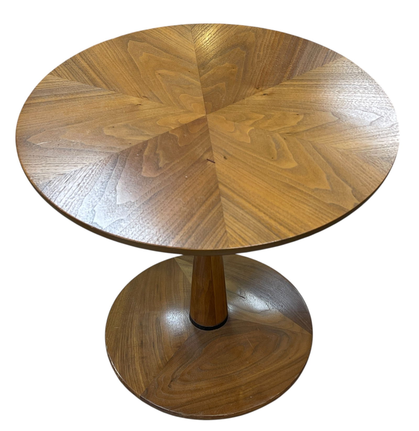 Mid Century Kipp Stewart for Drexel Declaration Walnut Side Table (1 of 4)