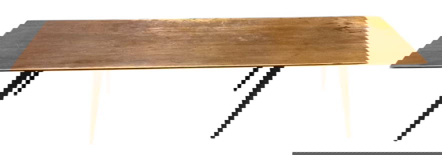 Mid-Century Modern Paul Mc Cobb Coffee Table: Mid-Century Modern Paul Mc CobbCoffee Table. It has tapered round legs that go out at an angle and it has a minimalist form. Label Palnner Group designed by Paul Mc Cobb. Dimensions are 14.75 in high