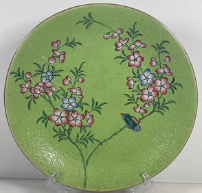 Antique Chinese Mid Qing Dynasty Porcelain Charger