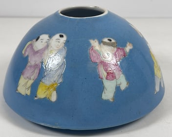 Antique Chinese Imperial Quialong Famille Rose Porcelain Bowl / Vase