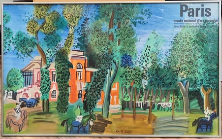 Raoul Dufy Paris musee national d'art moderne Poster c. 1960s