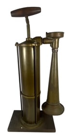 Antique Tyfon Brass Fog Horn