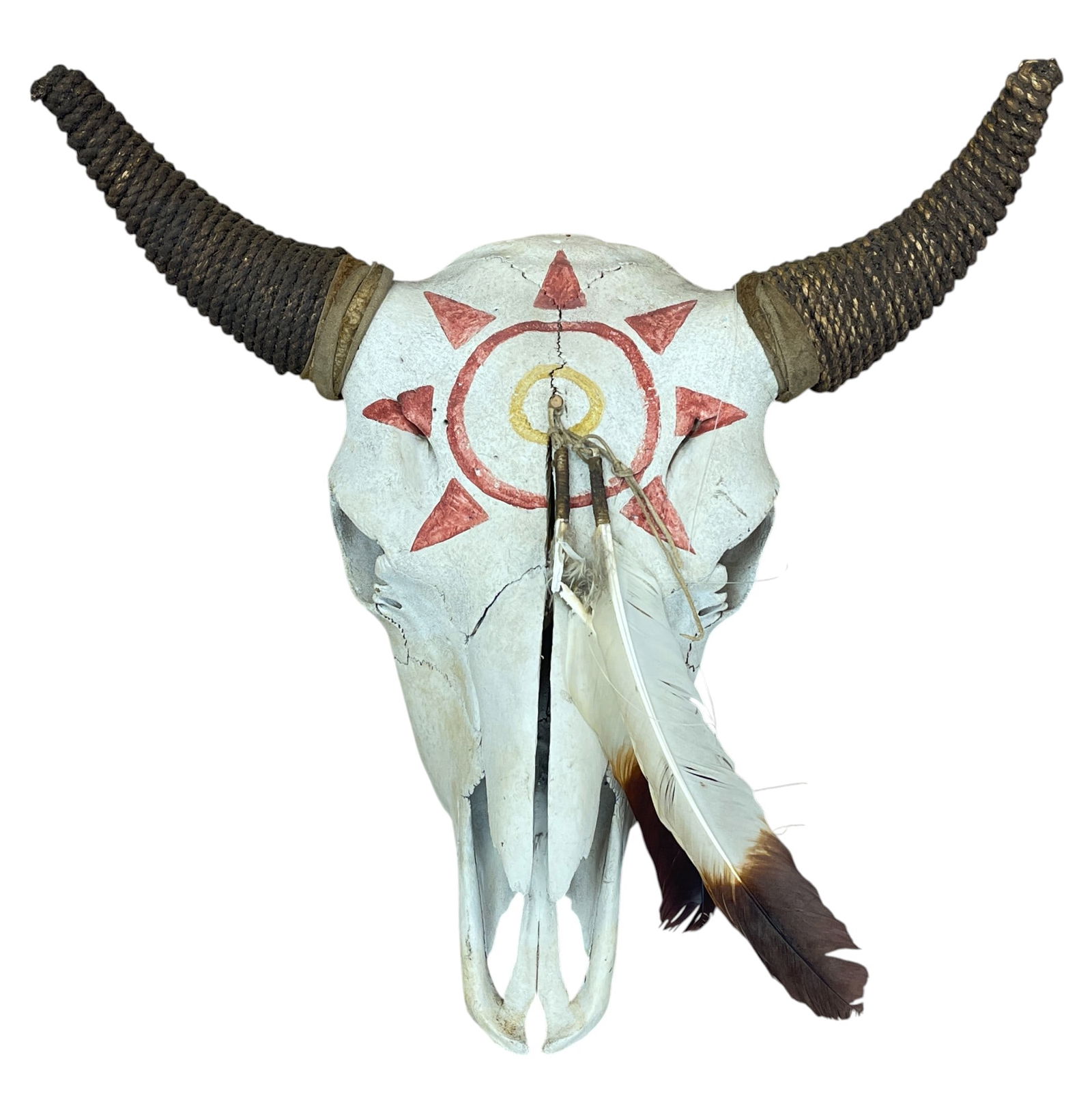Ceremonial Sioux Bull Buffalo Skull (1 of 4)