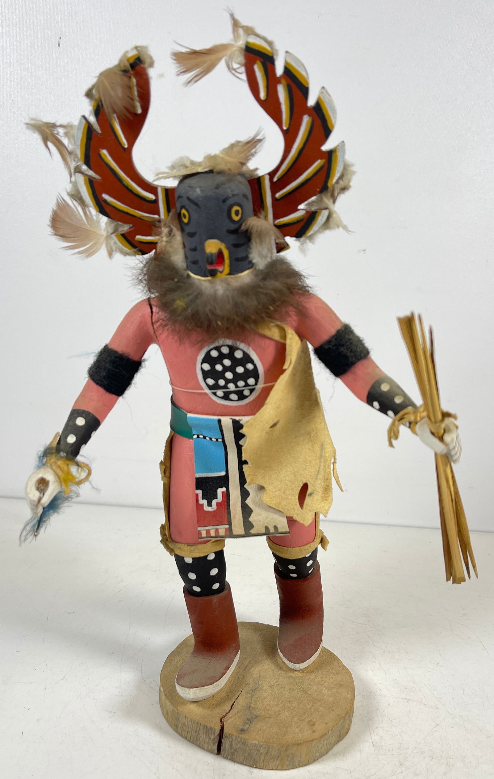 Native American Navajo Kachina Doll Owl Dancer By R.A. Smith (1 of 6)