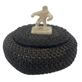 Iñupiaq Baleen Basket by Julian Rentenar