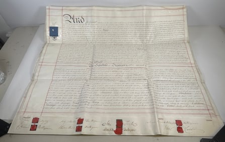 19th Century England Land / Home Sale Document