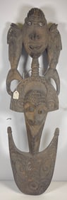 Tribal Art Papau New Guinea Ceremonial Suspension Food Hook