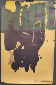 Stephen Pace, Wise Gallery, New York Exhibition Poster c. 1960s