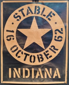 Robert Indiana, Stable Gallery, New York, Exhibition Poster