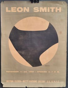 Leon Polk Smith, Section 11 Parsons Gallery Exhibition Poster