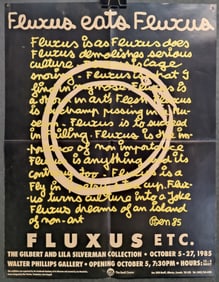 Fluxus Eats Fluxus Ben Vautier, Cranbrook Acadamy Poster