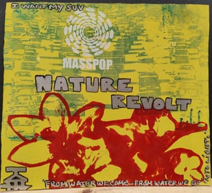 Peter Missing Street Art Tin Graffiti Sign Nature Revolt Masspop