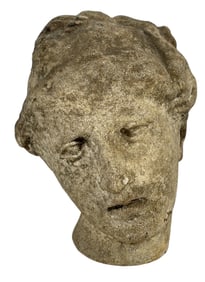 Neoclassical Cast Stone Bust