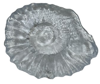 Amanda Brisbane Style Glass Sculpture Dish