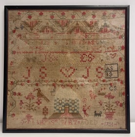 18th Century Sampler Dated 1731