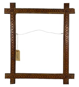 19th Century Tramp Art Frame