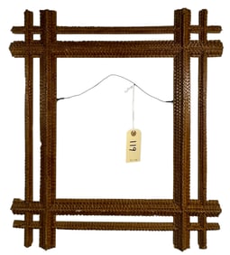 19th Century Tramp Art Frame