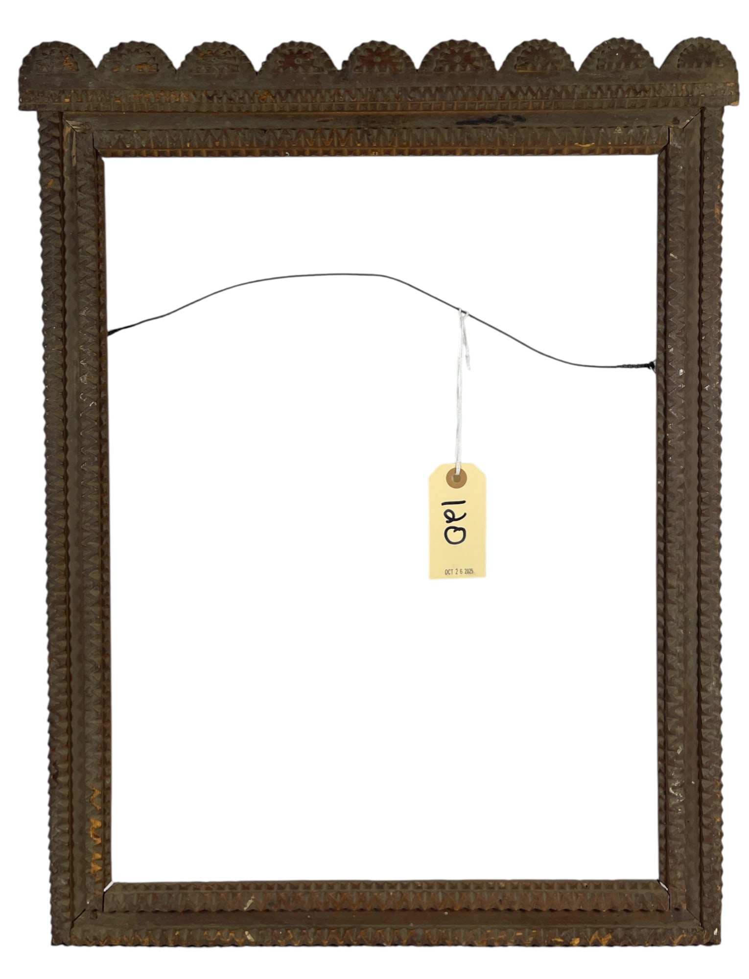 19th Century Tramp Art Frame (1 of 3)