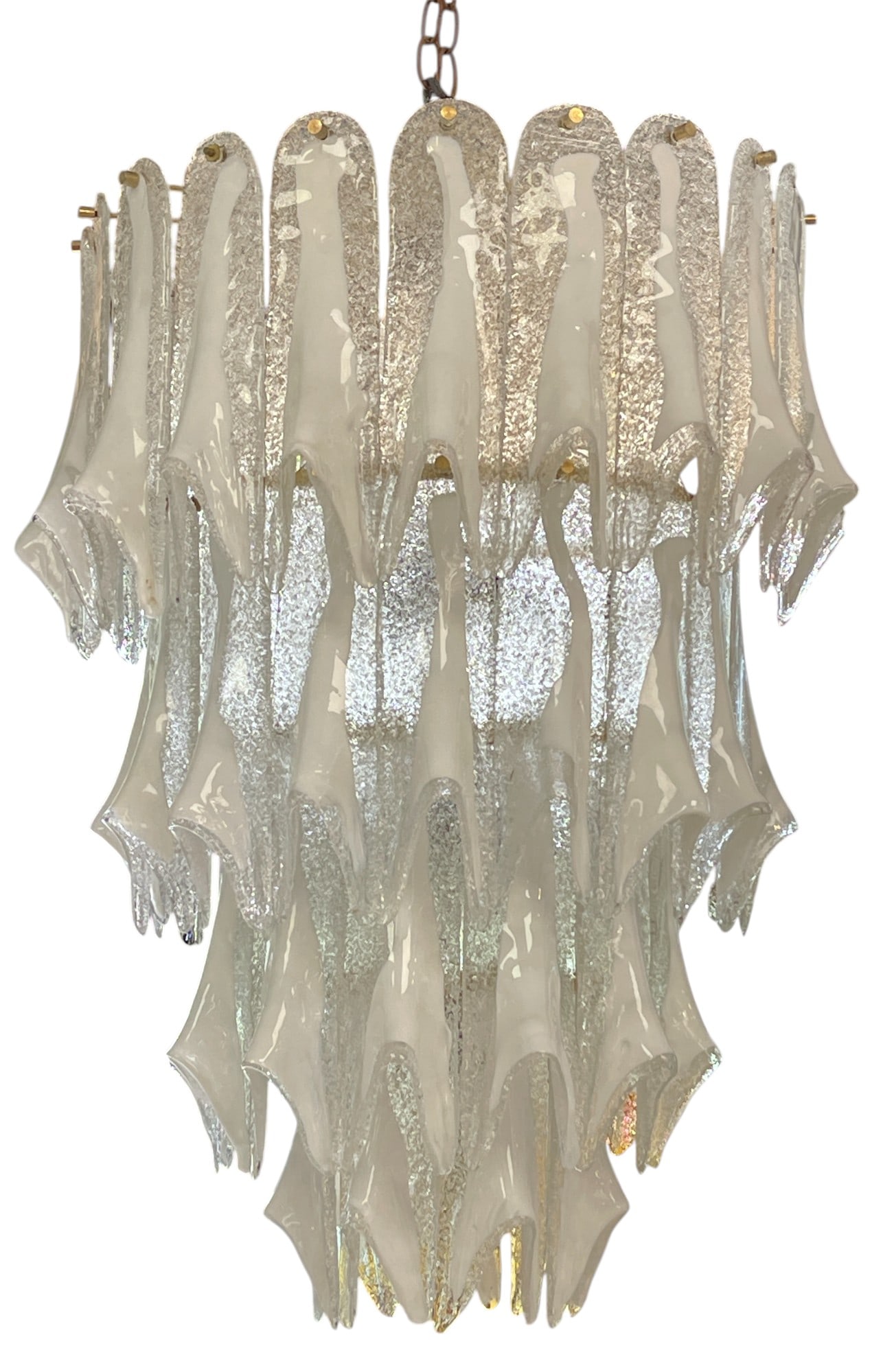 Mid Century Murano Mazzega Glass Chandelier (1 of 7)