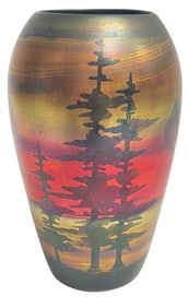 c1920 Weller LaSa Art Pottery Cabinet Vase
