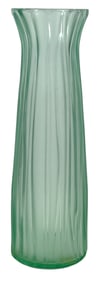 Vintage Lalique Green Vert Brindille Crystal Vase