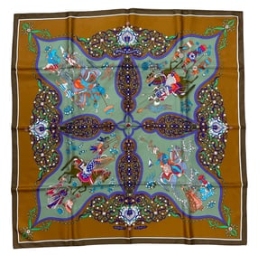 NIB Hermes Poesie Persane by Julia Abadie Silk Scarf
