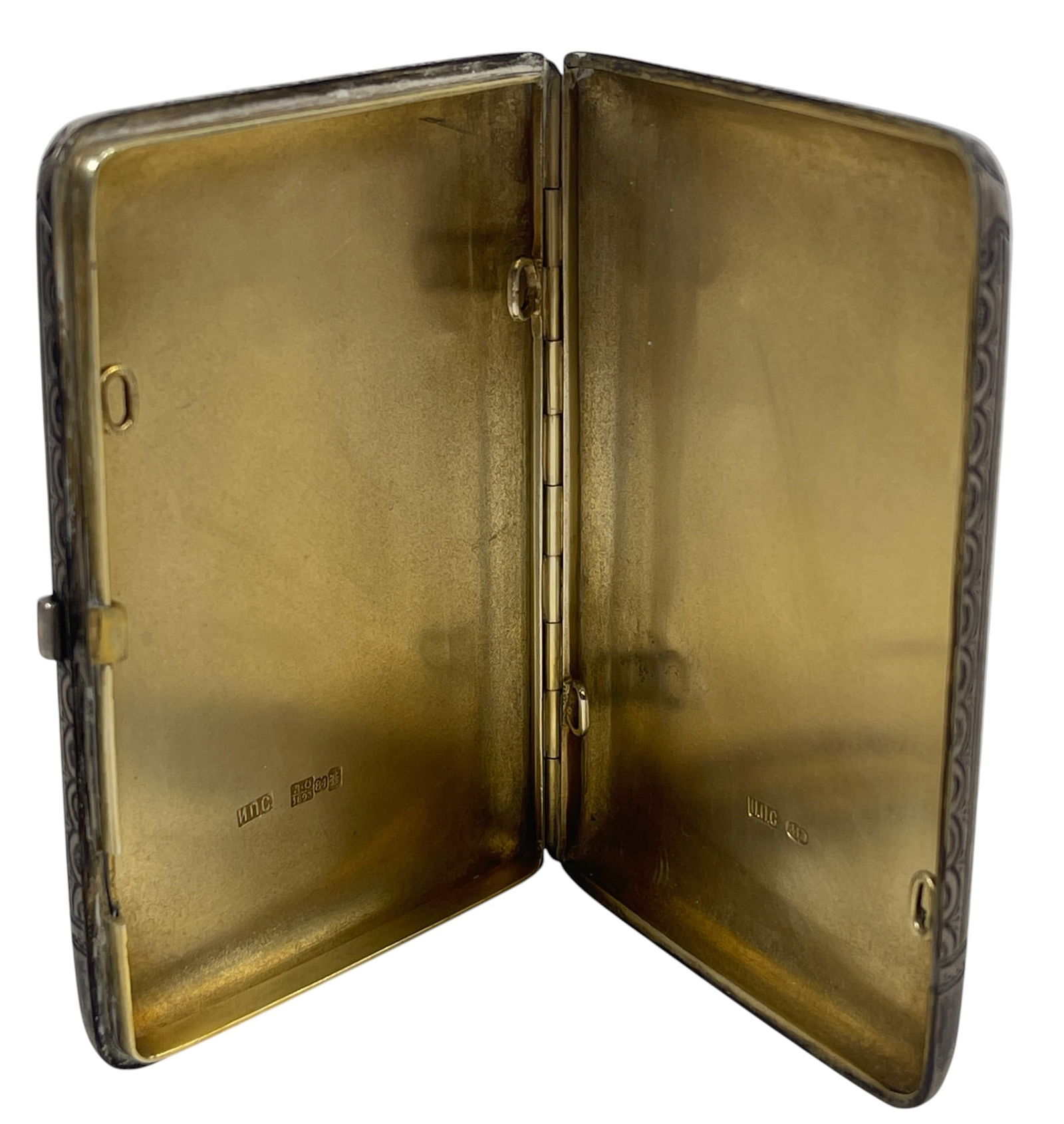 1893 Russian Silver Cigarette Case Ivan Petrovich Speshnev (1 of 6)