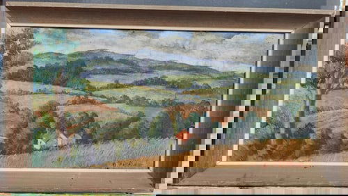 Oscar Fisher O/B New England Summer Landscape
