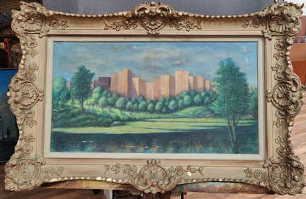 Oscar Fisher O/C Central Park New York Landscape