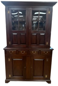 c1970 Kittinger Model WA-1027 Williamsburg Mahogany Cupboard