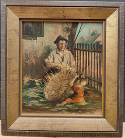 O/B European School Father & Son Basket Weaving