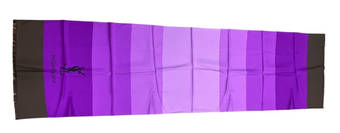 Vintage Yves Saint Laurent Long Rectangular Scarf