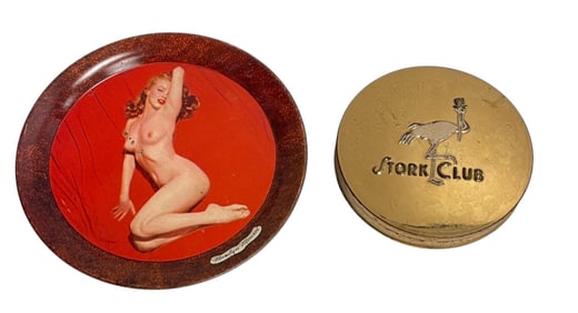 Marilyn Monroe Golden Dreams Tip Tray & NYC Stork Club Compact