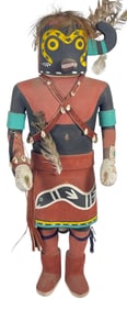 c1940 Situlili Hopi Kachina of Zuni Guard for Powamu