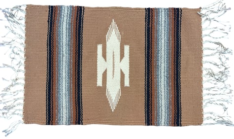 Vintage Navajo Thunderbird Textile Runner Rug