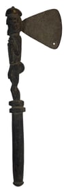 Vintage Yoruba Nigeria Shango Founder God Iron Blade Hatchet