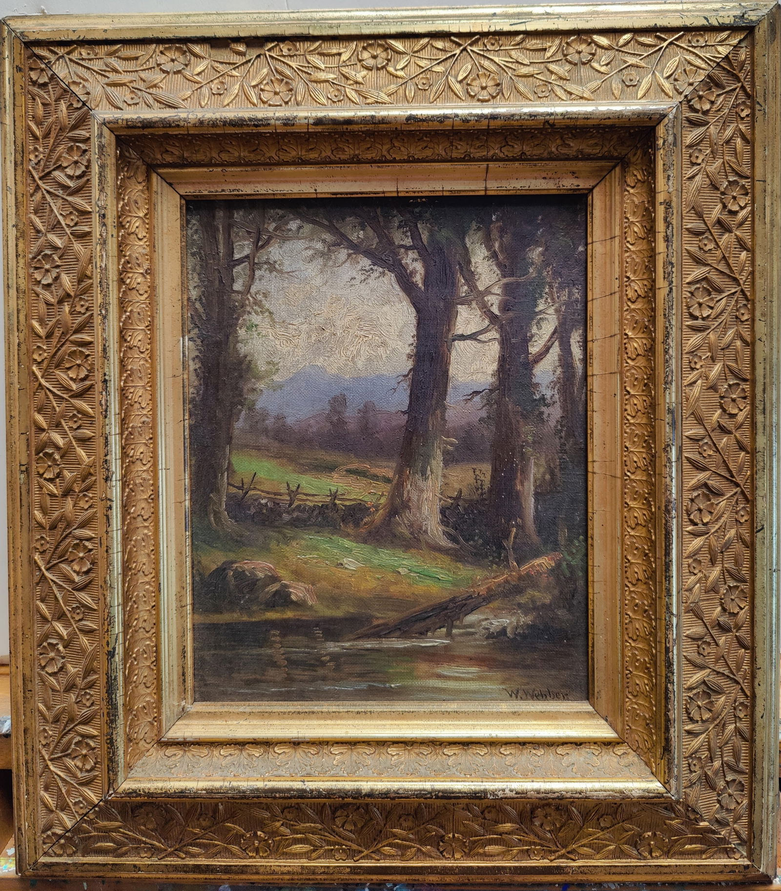 Wesley Webber Late 19th c. New England Landscape (1 of 4)