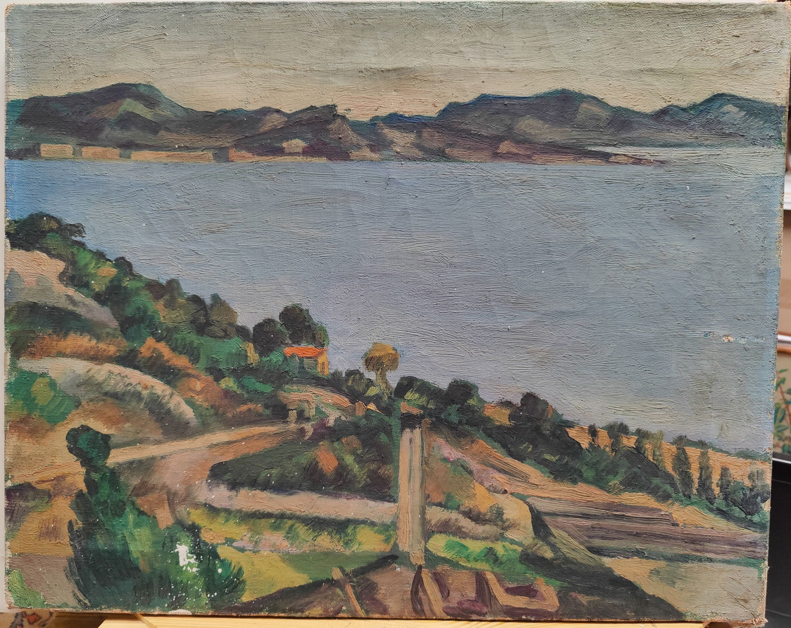 Oscar Fisher WPA Era New England Seaside Landscape (1 of 5)