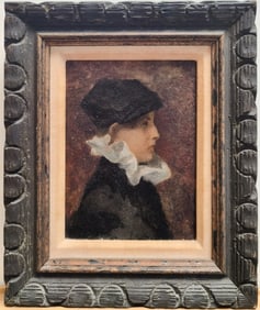 Attributed Alfred Stevens Late 19th c. Portrait of a Woman