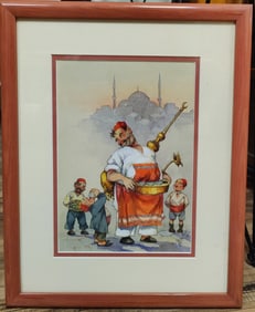 Karelin Mitritch Illustration Turkish Water Boy, 1923