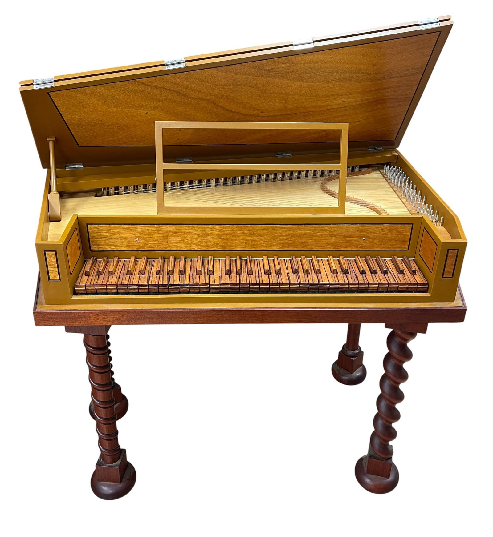 Robert “Bobby?? Buecker Two Toned Wood Clavicord (1 of 9)