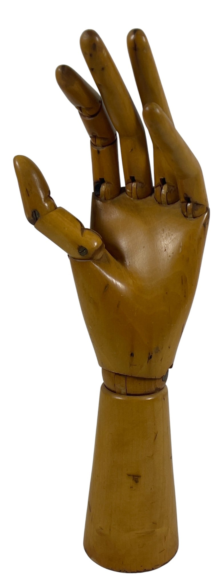 c1920s Articulated Wooden Artist Model Hand (1 of 6)