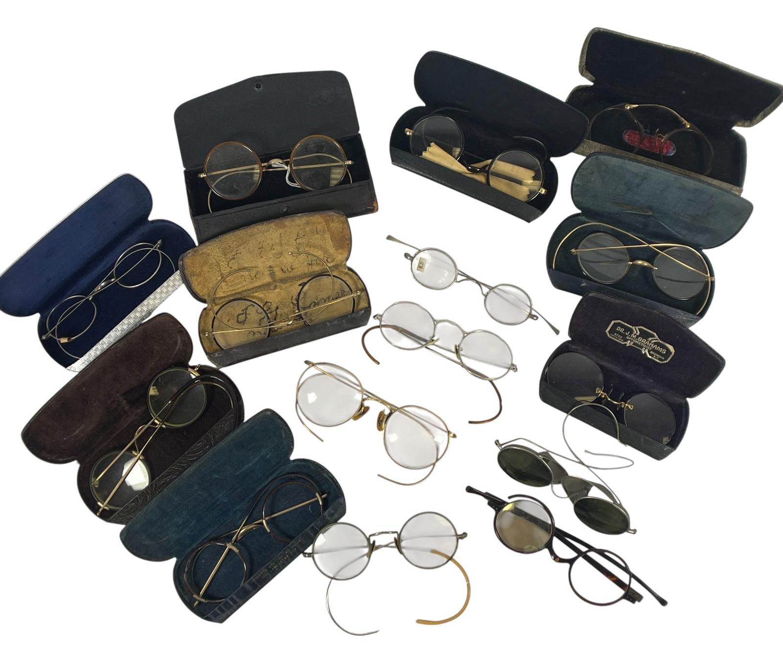 Lot of (15) Antique Eye Glasses (1 of 1)