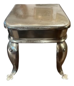 19th Century Polished Steel Fireplace Trivet