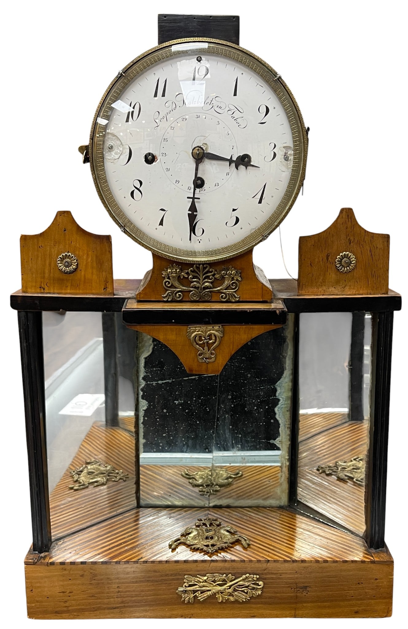 19th Century French Empire Shelf Clock (1 of 9)